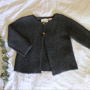 Zara Baby Girl Knitwear Grey Sweater 12-18 Months